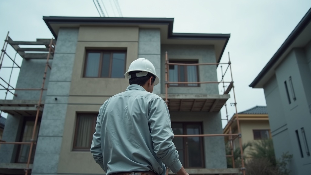 建設現場で働く職人たち